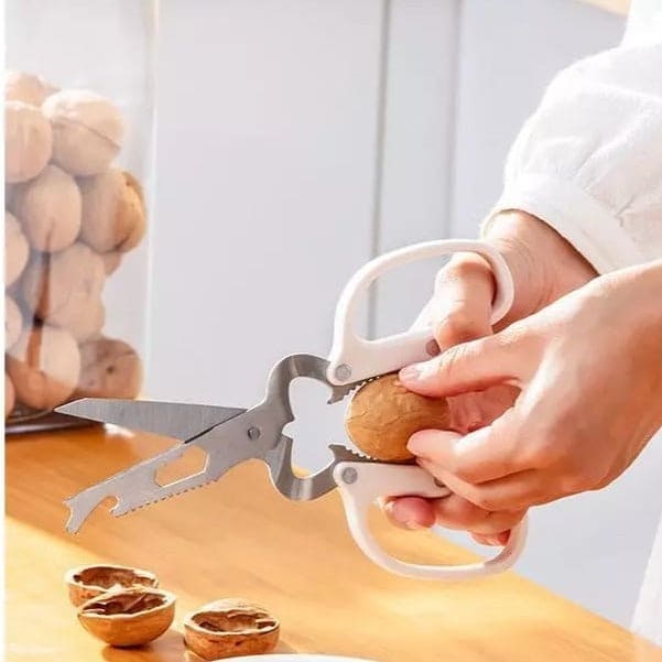 Multifunctional Portable Detachable Scissor, Stainless Steel Kitchen Scissor, Bone Fish Cutter Shears Bottle Opener, Nutcracker Useful Tool Multifunctional Portable Detachable Scissor, Stainless Steel Kitchen Scissor, Bone Fish Cutter Shears Bottle Opener, Nutcracker Useful Tool
